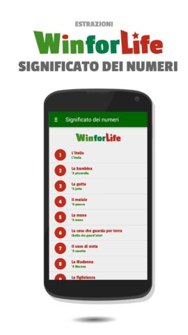 Estrazioni WinForLife для Android — скриншот 5