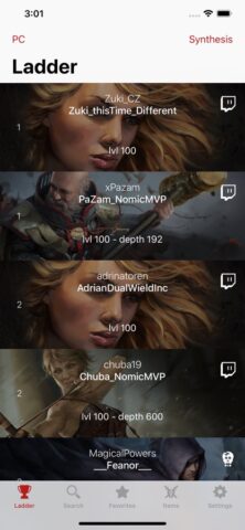 Exile Companion (PoE) для iOS — скриншот 1