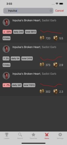 Exile Companion (PoE) для iOS — скриншот 5