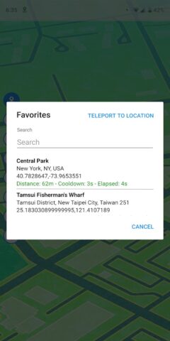 Fake GPS Location-GPS JoyStick для Android — скриншот 3