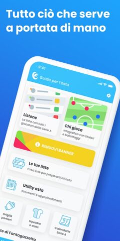 Fantacalcio ® Guida per l’asta для Android — скриншот 1