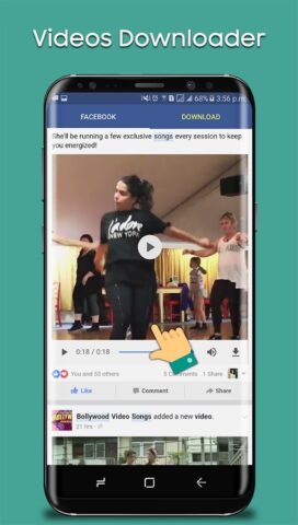 Загрузить видео для FB для Android — скриншот 4