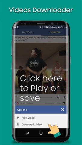 Загрузить видео для FB для Android — скриншот 5