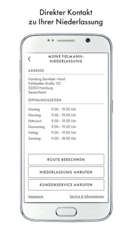Fielmann Kontaktlinsen App для Android — скриншот 4