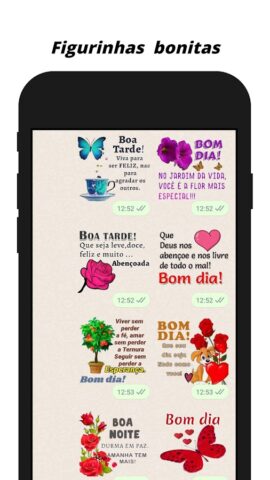 Figurinhas bom dia e boa noite для Android — скриншот 1