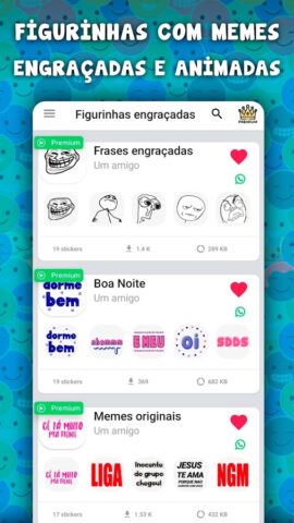 Figurinhas engraçadas para zap для Android — скриншот 3