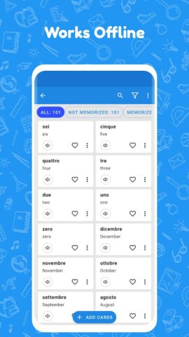 Флэшкарты: Инструмент обучения для Android — скриншот 4