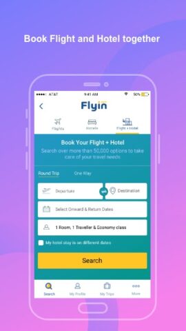 Flyin.com — Flights & Hotels для Android — скриншот 4