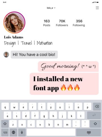 Клавиатура и шрифты для айфона для iOS — скриншот 2