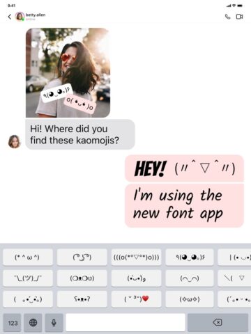 Клавиатура и шрифты для айфона для iOS — скриншот 5
