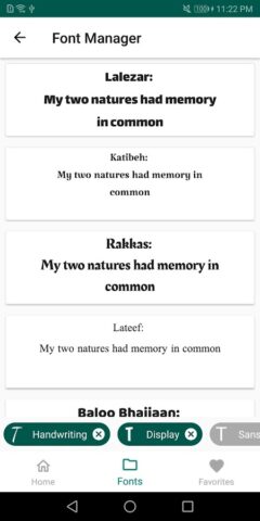 Шрифты для Huawei / Honor/EMUI для Android — скриншот 1