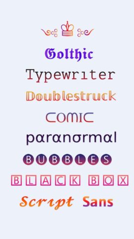 Fonts — Fancy Fonts Art для Android — скриншот 1