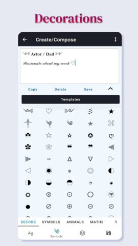 Fonts — Fancy Fonts Art для Android — скриншот 3