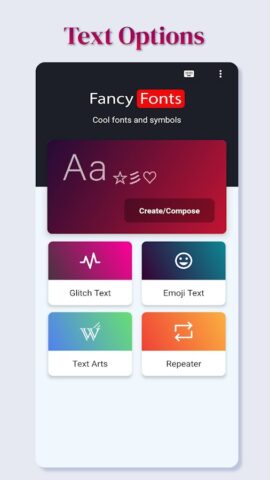 Fonts — Fancy Fonts Art для Android — скриншот 4