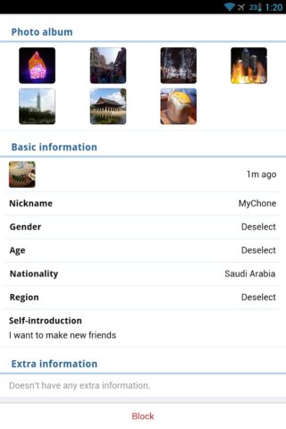 Friends Talk — Chat для Android — скриншот 3