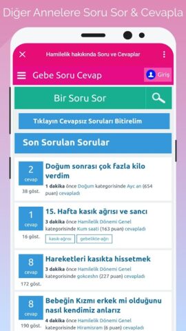 Gün Gün Gebelik Takibi для Android — скриншот 2