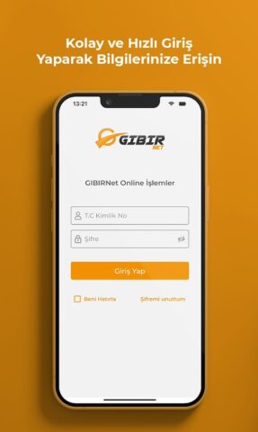 Онлайн-транзакции GIBIRNet для Android — скриншот 2
