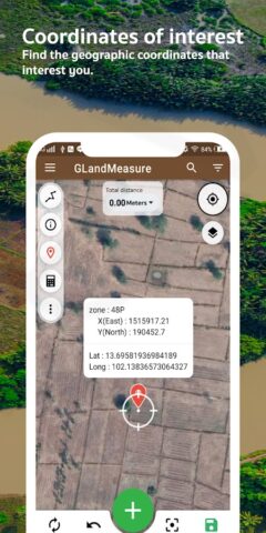 Измерьте площадь GLandMeasure для Android — скриншот 5