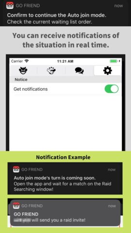GO FRIEND — Удаленные рейды для Android — скриншот 2