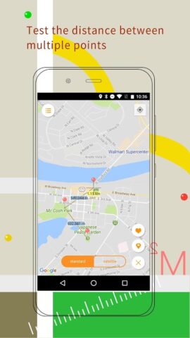 GPS Измерение Площади для Android — скриншот 3