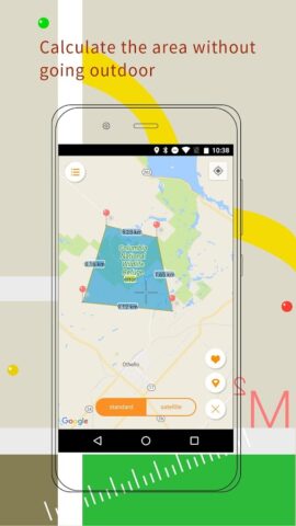 GPS Измерение Площади для Android — скриншот 4