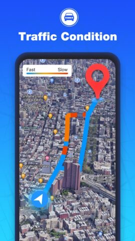 Навигация GPS-карт для Android — скриншот 2