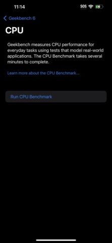 Geekbench 6 для iOS — скриншот 2