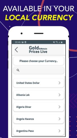 Gold Prices Live для Android — скриншот 3