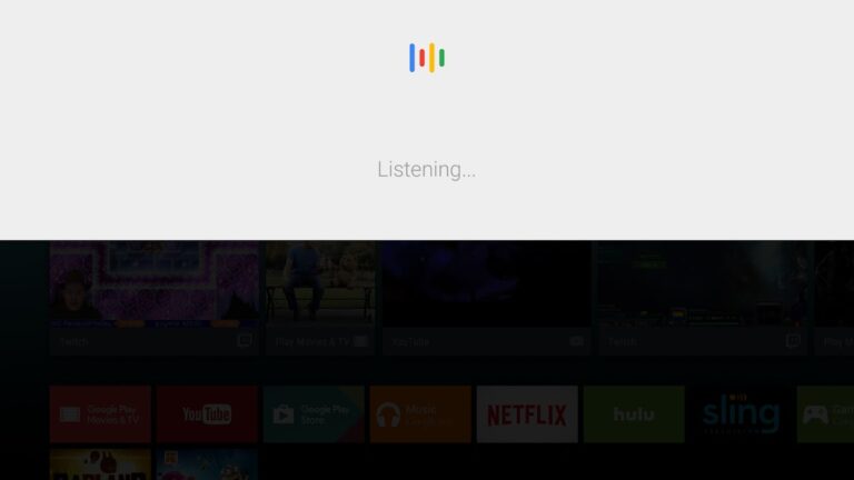 Google app for Android TV для Android — скриншот 1