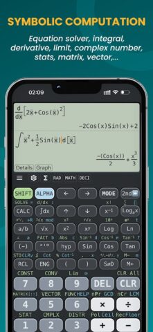 Calc300 Научный калькулятор для Android — скриншот 5
