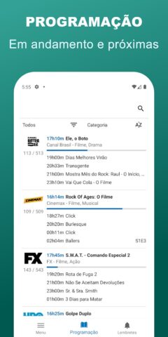 Guia TV Programação de Canais для Android — скриншот 1