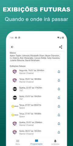 Guia TV Programação de Canais для Android — скриншот 3