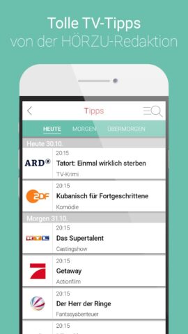 HÖRZU TV Programm als TV-App для Android — скриншот 4
