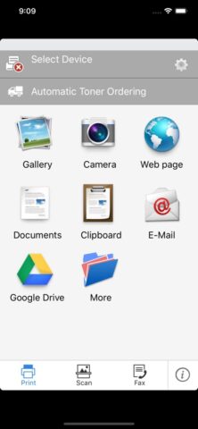 HP Samsung Mobile Print для iOS — скриншот 2