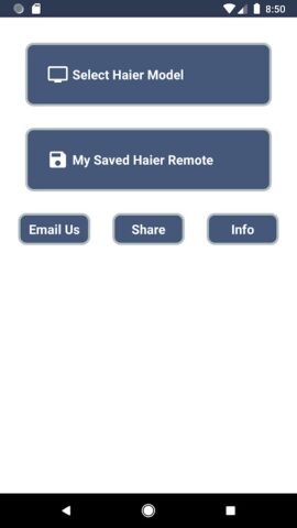 Haier TV Remote для Android — скриншот 1