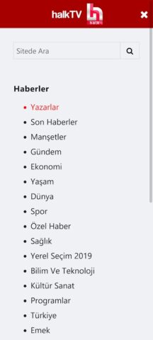 Halk TV для Android — скриншот 4