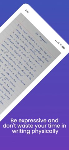 Handwriter: text to assignment для Android — скриншот 5