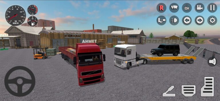 Симулятор дальнобойщика 3D для iOS — скриншот 2