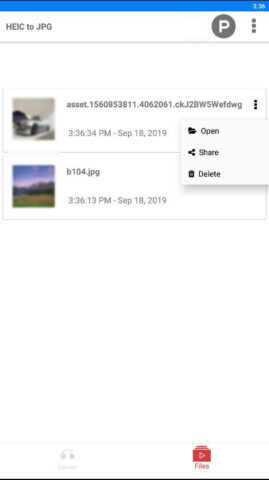 Heic to JPG Converter для Android — скриншот 3