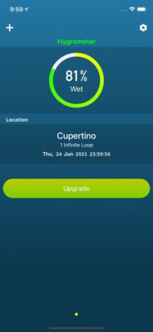 Гигрометр. для iOS — скриншот 1