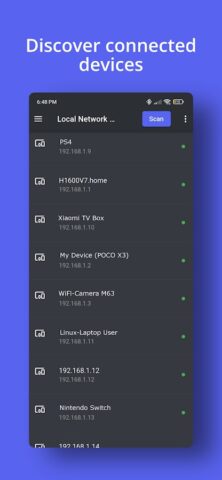 IP-сканер для Android — скриншот 2