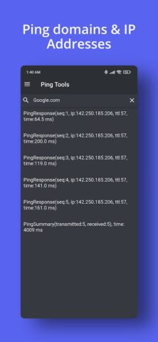 IP-сканер для Android — скриншот 4