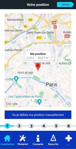 Installation parabole для Android — скриншот 2