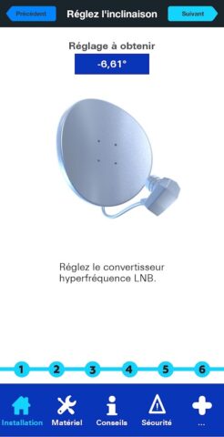 Installation parabole для Android — скриншот 4