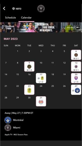 Inter Miami CF для Android — скриншот 3