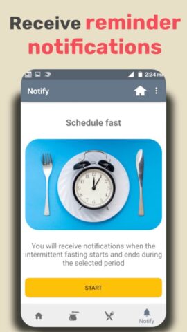 інтервальне голодування для Android — скриншот 3