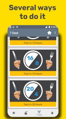інтервальне голодування для Android — скриншот 4