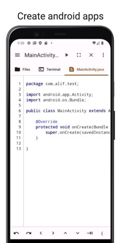 JStudio — IDE for Java, Kotlin для Android — скриншот 5