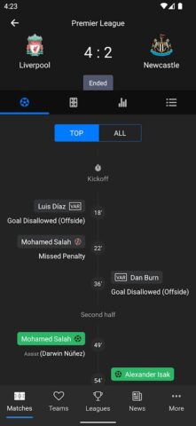 Jdwal — Football Simply для Android — скриншот 5