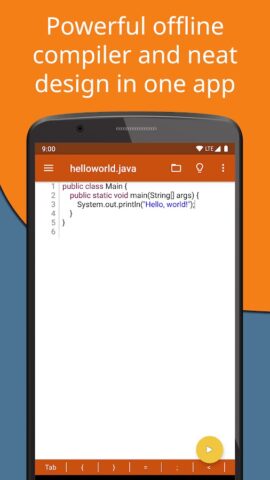 Jvdroid — IDE for Java для Android — скриншот 1